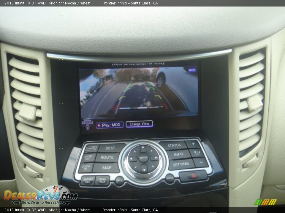 2013 Infiniti FX 37 AWD Midnight Mocha / Wheat Photo #30