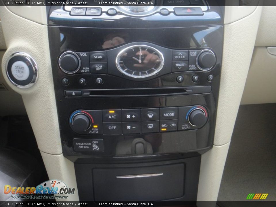 2013 Infiniti FX 37 AWD Midnight Mocha / Wheat Photo #31