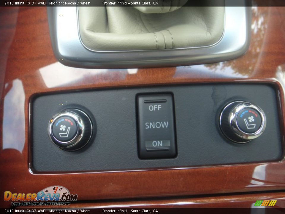 2013 Infiniti FX 37 AWD Midnight Mocha / Wheat Photo #33