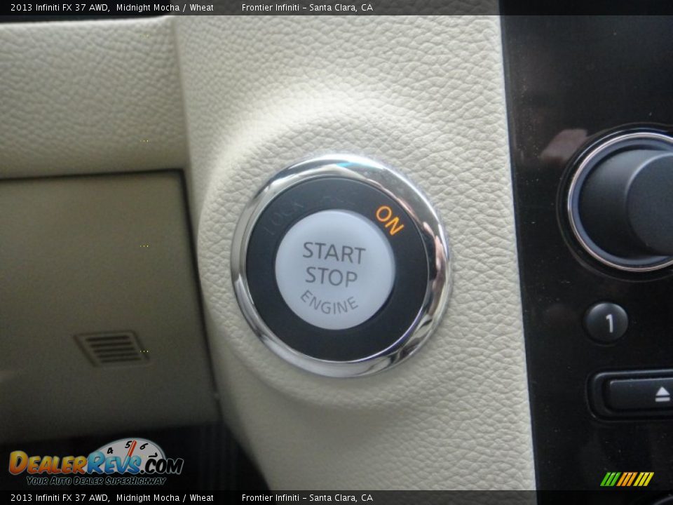2013 Infiniti FX 37 AWD Midnight Mocha / Wheat Photo #34