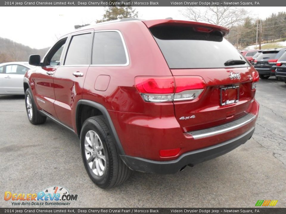 2014 Jeep Grand Cherokee Limited 4x4 Deep Cherry Red Crystal Pearl / Morocco Black Photo #5