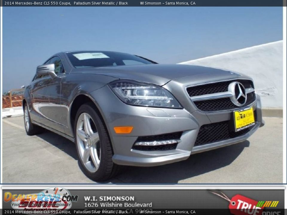 2014 Mercedes-Benz CLS 550 Coupe Palladium Silver Metallic / Black Photo #1