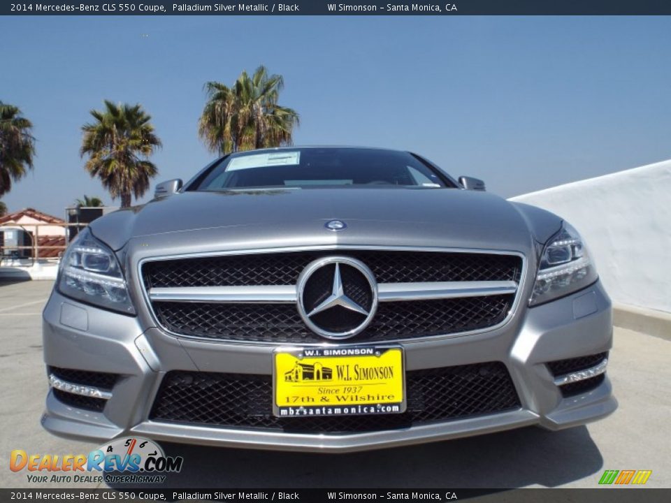 2014 Mercedes-Benz CLS 550 Coupe Palladium Silver Metallic / Black Photo #2