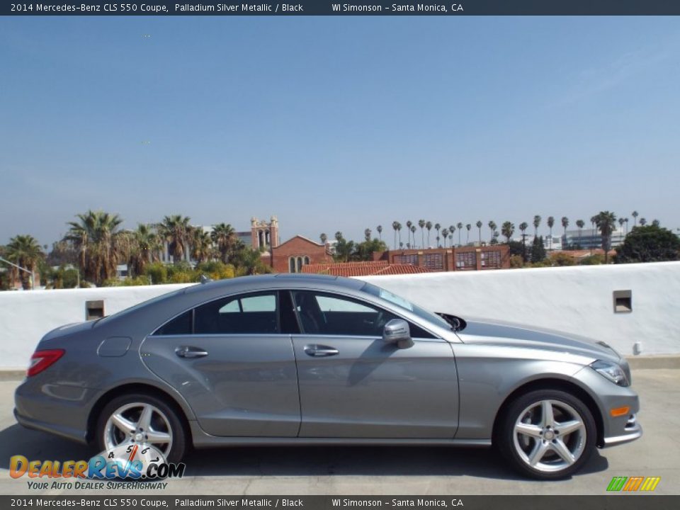 2014 Mercedes-Benz CLS 550 Coupe Palladium Silver Metallic / Black Photo #3