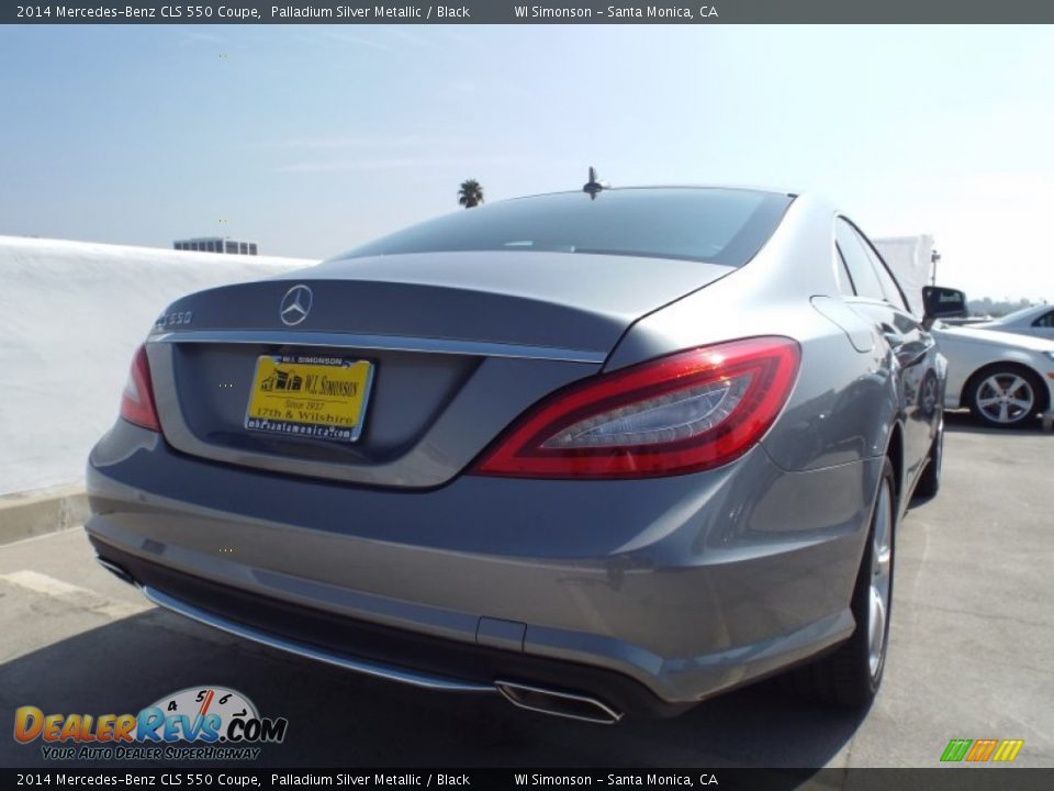 2014 Mercedes-Benz CLS 550 Coupe Palladium Silver Metallic / Black Photo #4