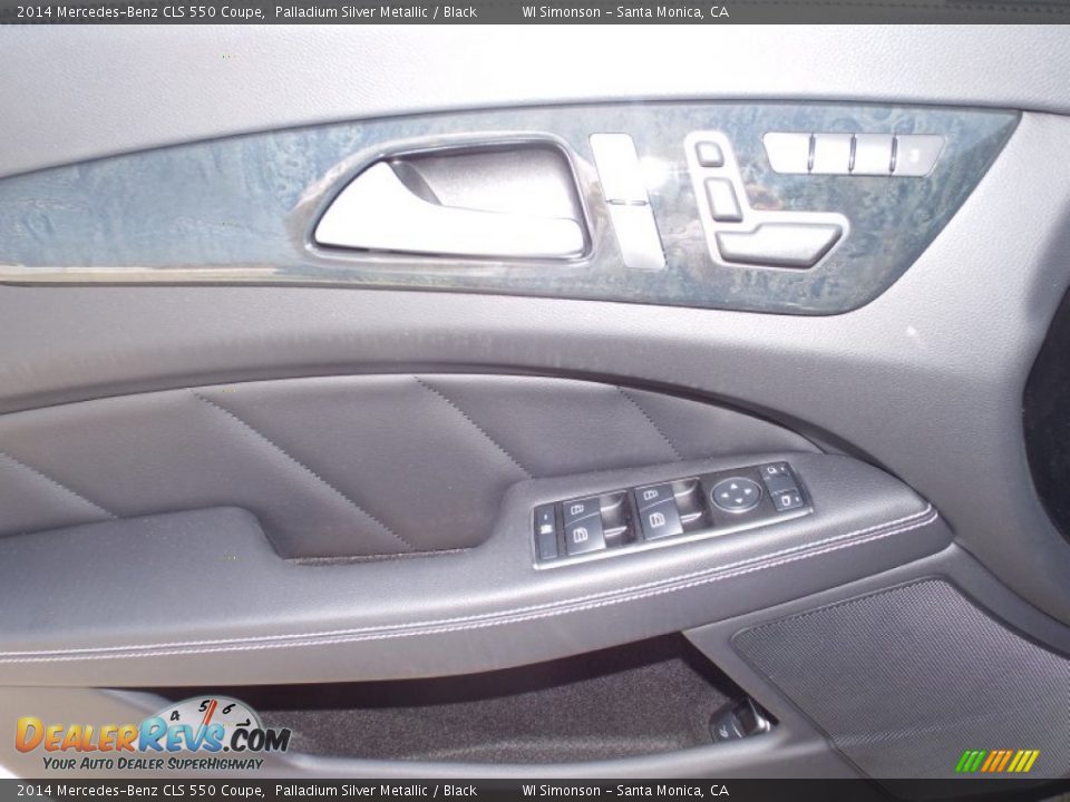 2014 Mercedes-Benz CLS 550 Coupe Palladium Silver Metallic / Black Photo #6