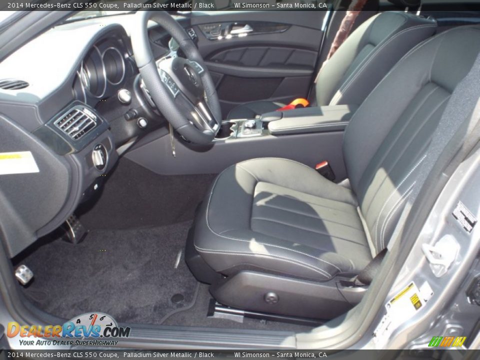 2014 Mercedes-Benz CLS 550 Coupe Palladium Silver Metallic / Black Photo #7