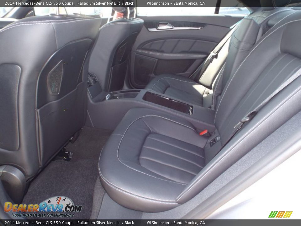 2014 Mercedes-Benz CLS 550 Coupe Palladium Silver Metallic / Black Photo #8