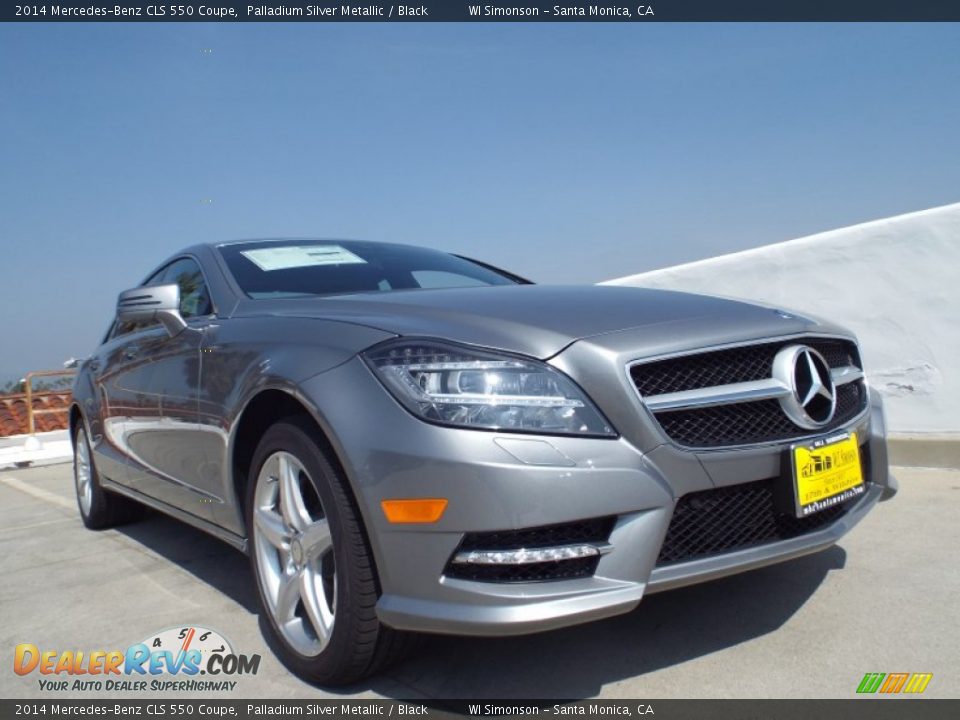 2014 Mercedes-Benz CLS 550 Coupe Palladium Silver Metallic / Black Photo #11