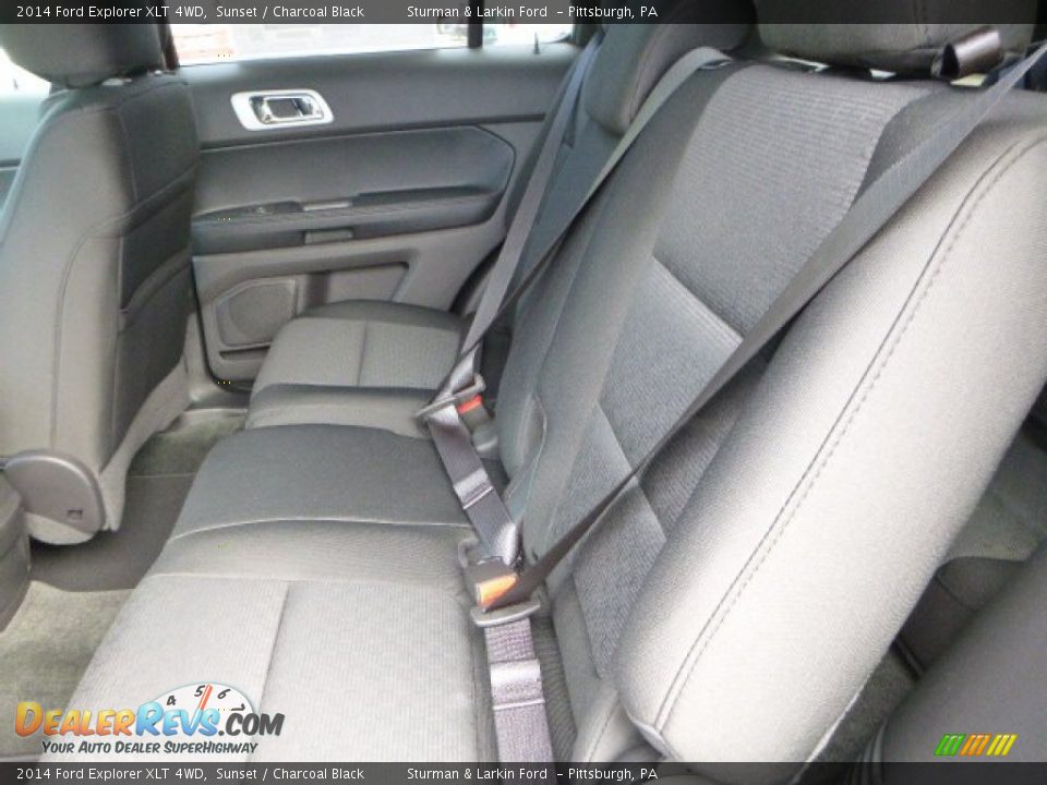2014 Ford Explorer XLT 4WD Sunset / Charcoal Black Photo #7