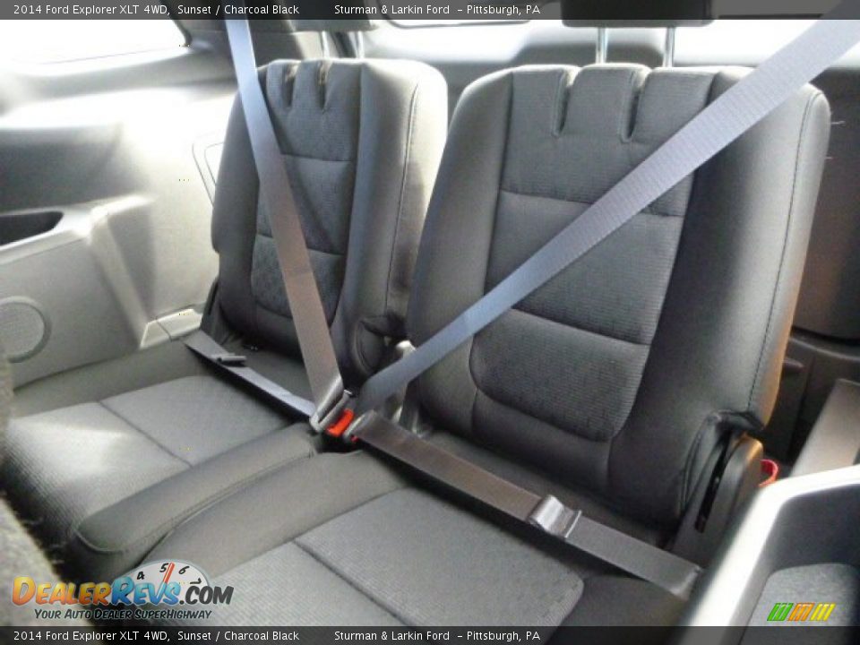 2014 Ford Explorer XLT 4WD Sunset / Charcoal Black Photo #8