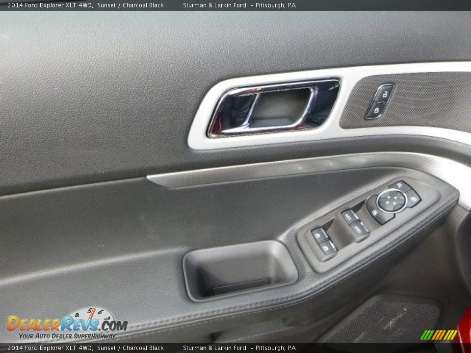 2014 Ford Explorer XLT 4WD Sunset / Charcoal Black Photo #10