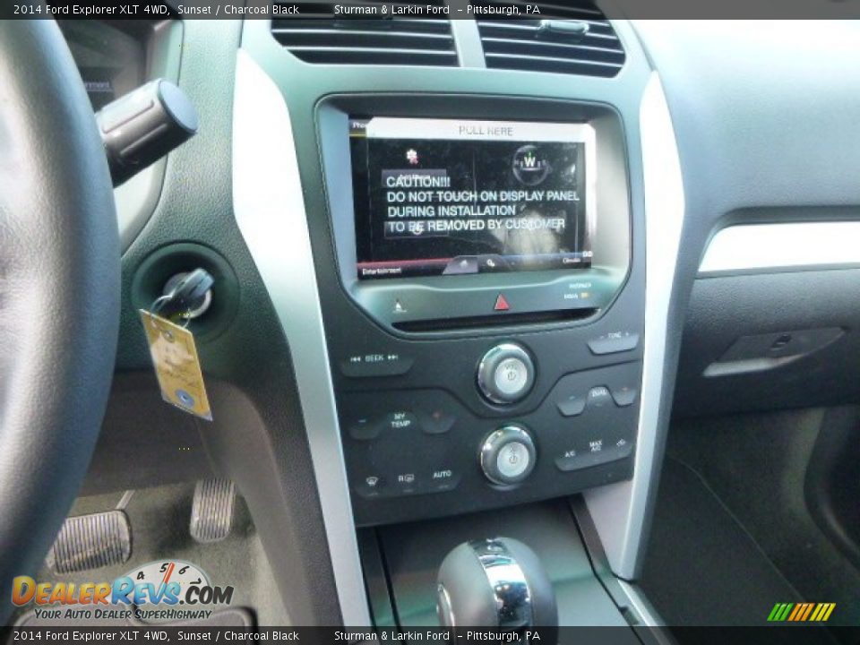 2014 Ford Explorer XLT 4WD Sunset / Charcoal Black Photo #12