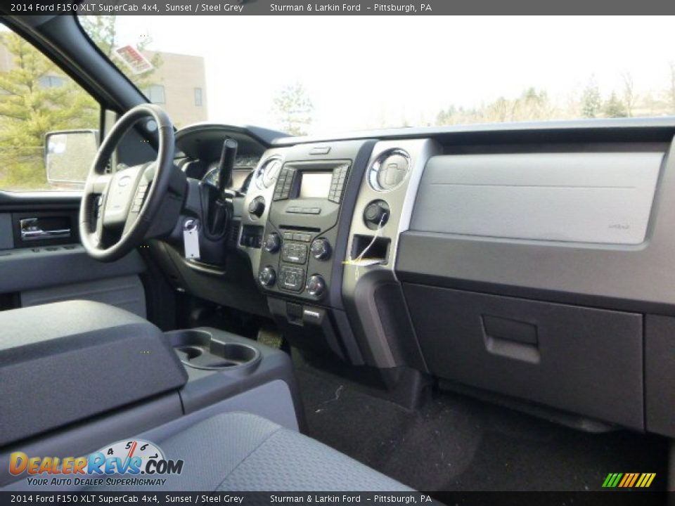 2014 Ford F150 XLT SuperCab 4x4 Sunset / Steel Grey Photo #5