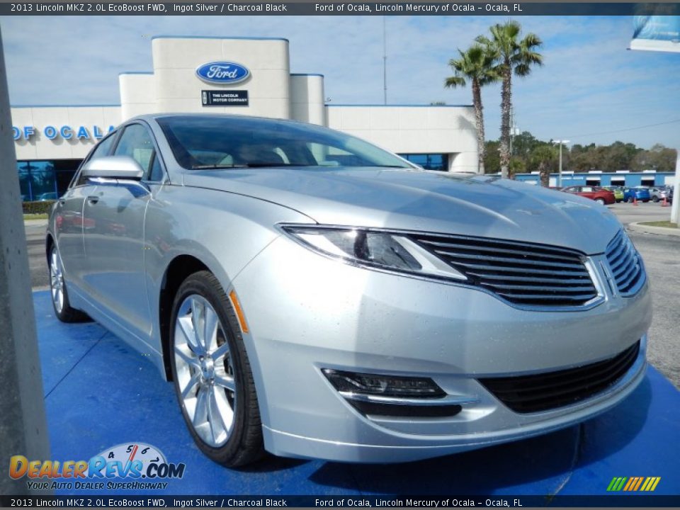 2013 Lincoln MKZ 2.0L EcoBoost FWD Ingot Silver / Charcoal Black Photo #7