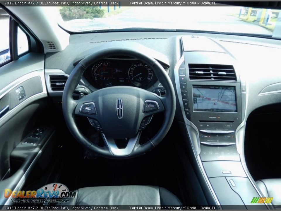 2013 Lincoln MKZ 2.0L EcoBoost FWD Ingot Silver / Charcoal Black Photo #20