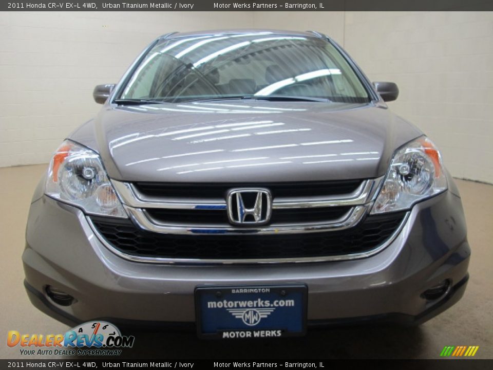 2011 Honda CR-V EX-L 4WD Urban Titanium Metallic / Ivory Photo #2