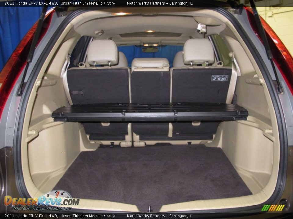 2011 Honda CR-V EX-L 4WD Urban Titanium Metallic / Ivory Photo #9
