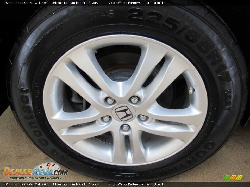 2011 Honda CR-V EX-L 4WD Urban Titanium Metallic / Ivory Photo #12