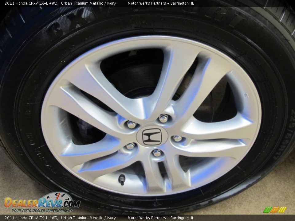 2011 Honda CR-V EX-L 4WD Urban Titanium Metallic / Ivory Photo #14