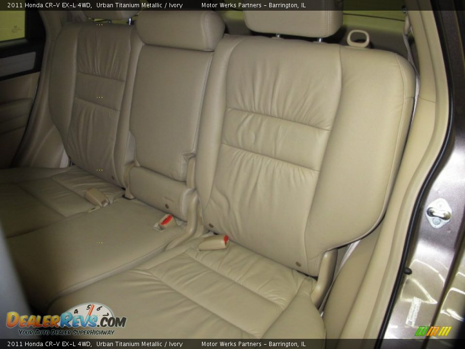 2011 Honda CR-V EX-L 4WD Urban Titanium Metallic / Ivory Photo #18