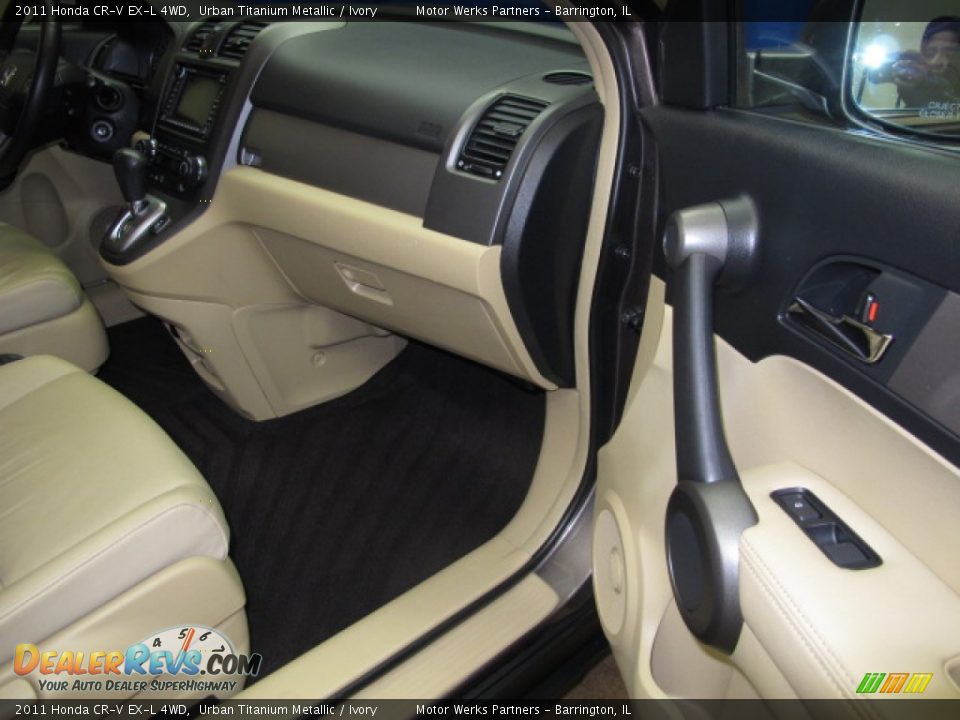 2011 Honda CR-V EX-L 4WD Urban Titanium Metallic / Ivory Photo #21