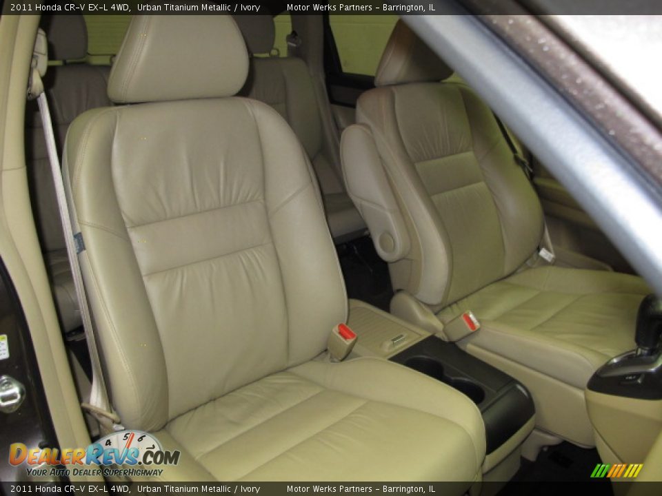 2011 Honda CR-V EX-L 4WD Urban Titanium Metallic / Ivory Photo #22