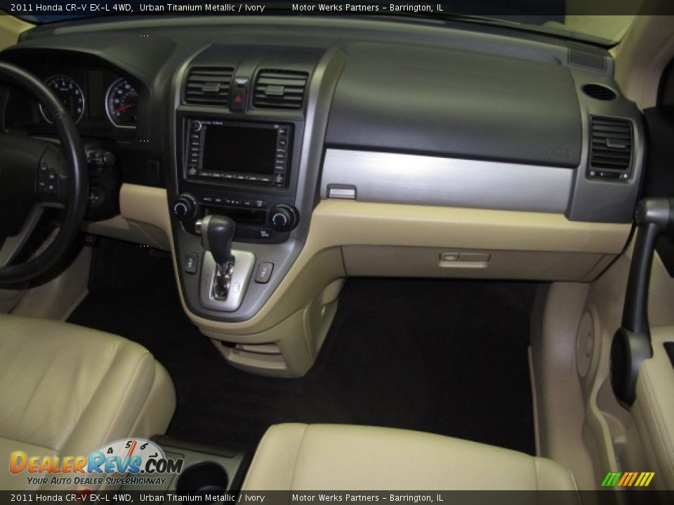 2011 Honda CR-V EX-L 4WD Urban Titanium Metallic / Ivory Photo #25
