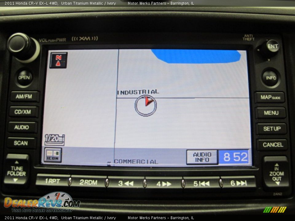 2011 Honda CR-V EX-L 4WD Urban Titanium Metallic / Ivory Photo #29