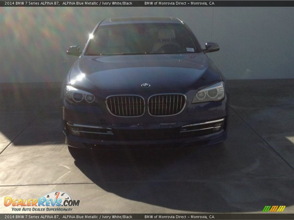 2014 BMW 7 Series ALPINA B7 ALPINA Blue Metallic / Ivory White/Black Photo #3