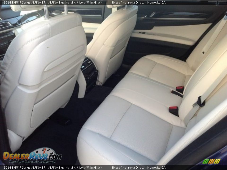 Rear Seat of 2014 BMW 7 Series ALPINA B7 Photo #5