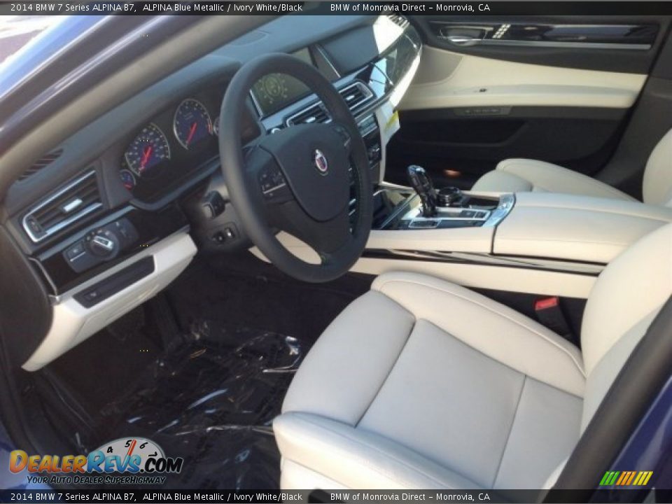 Ivory White/Black Interior - 2014 BMW 7 Series ALPINA B7 Photo #6
