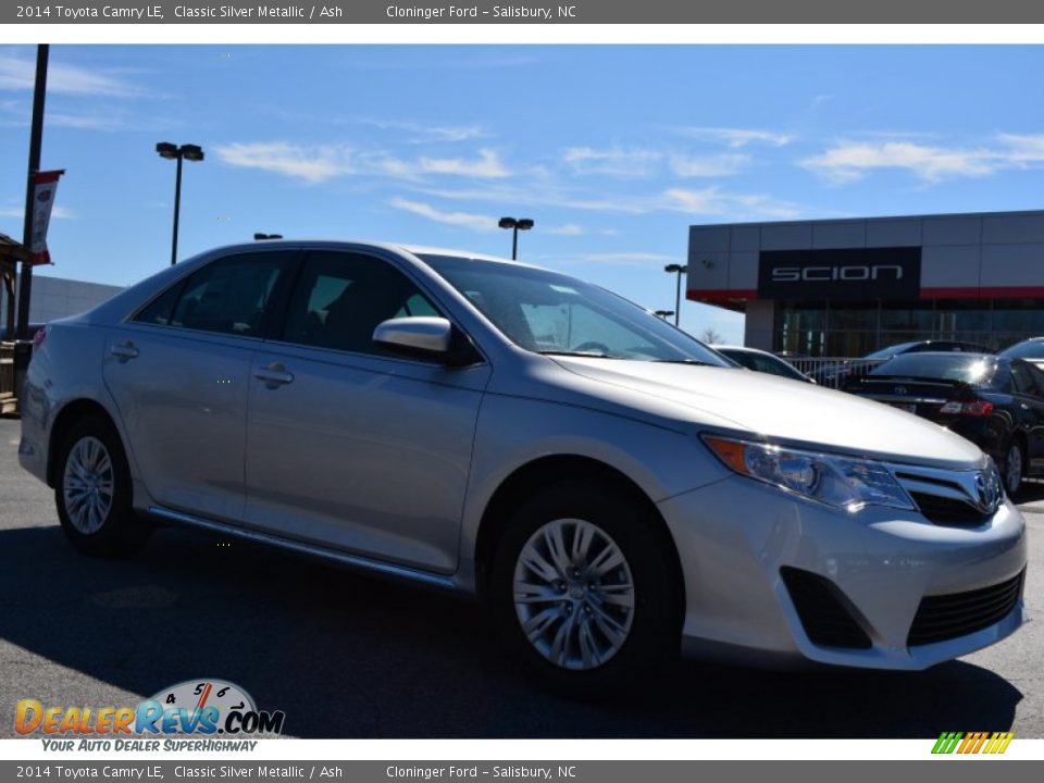 2014 Toyota Camry LE Classic Silver Metallic / Ash Photo #1