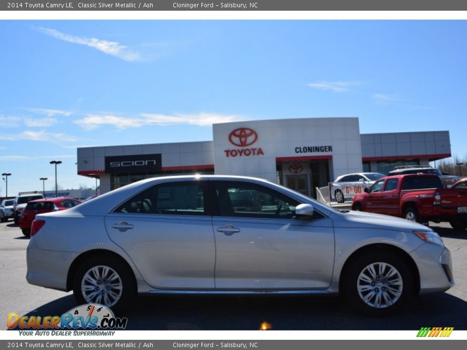 2014 Toyota Camry LE Classic Silver Metallic / Ash Photo #2