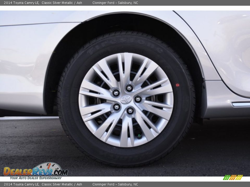 2014 Toyota Camry LE Classic Silver Metallic / Ash Photo #10