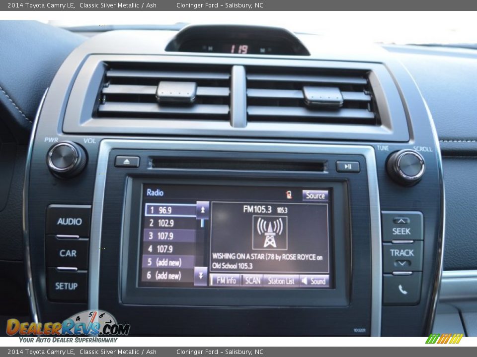 2014 Toyota Camry LE Classic Silver Metallic / Ash Photo #12