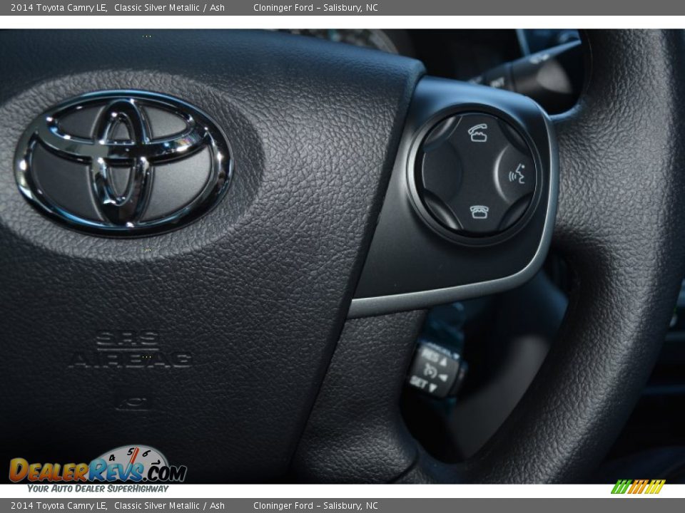 2014 Toyota Camry LE Classic Silver Metallic / Ash Photo #20
