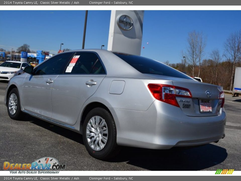 2014 Toyota Camry LE Classic Silver Metallic / Ash Photo #25