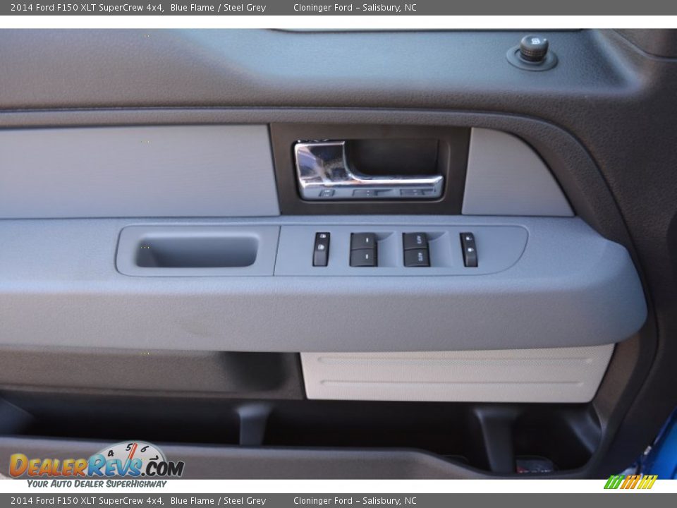 2014 Ford F150 XLT SuperCrew 4x4 Blue Flame / Steel Grey Photo #5