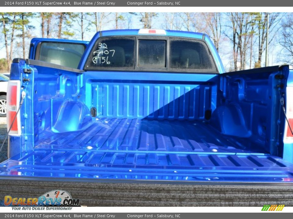 2014 Ford F150 XLT SuperCrew 4x4 Blue Flame / Steel Grey Photo #9