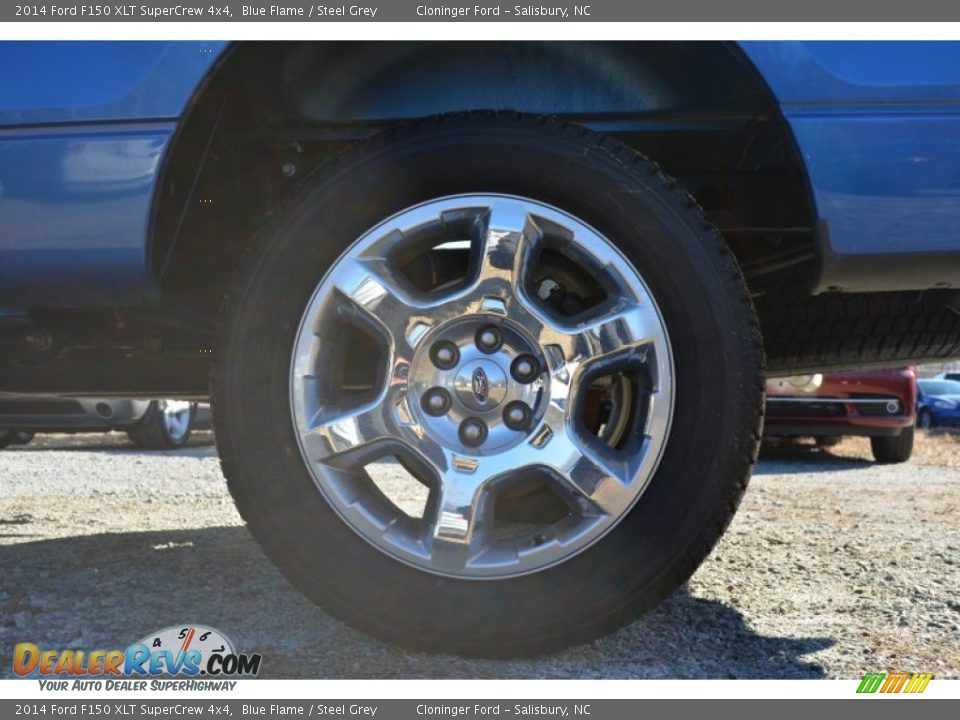 2014 Ford F150 XLT SuperCrew 4x4 Blue Flame / Steel Grey Photo #11