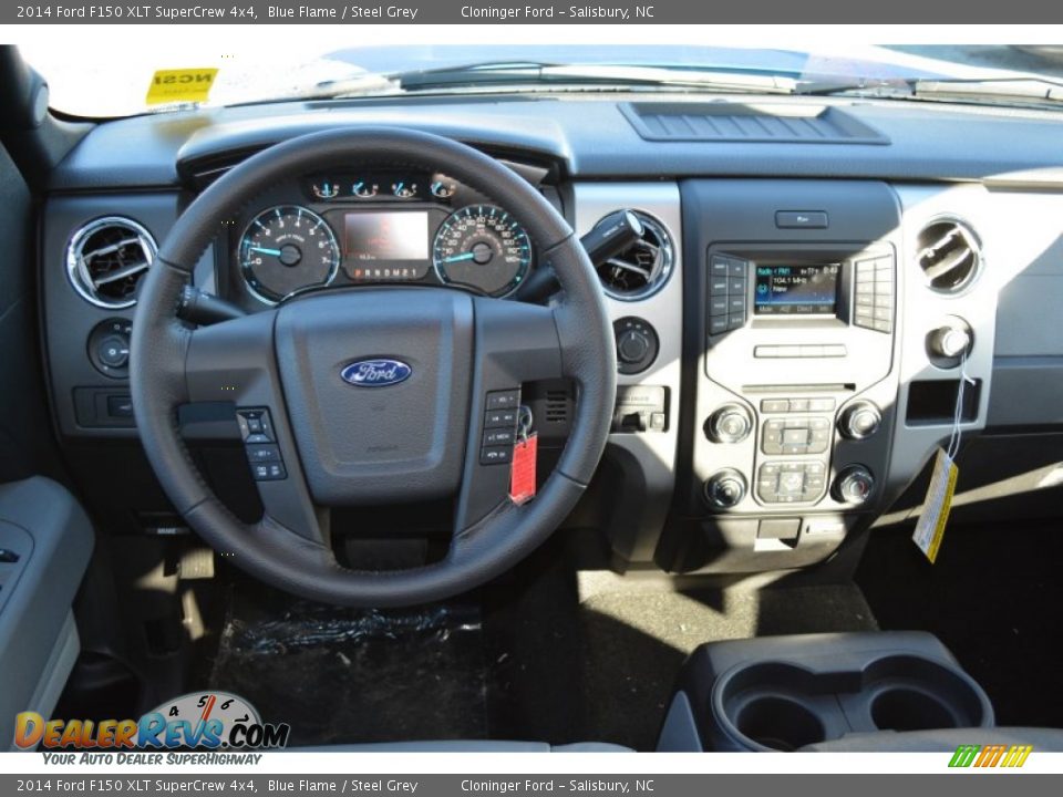 2014 Ford F150 XLT SuperCrew 4x4 Blue Flame / Steel Grey Photo #12