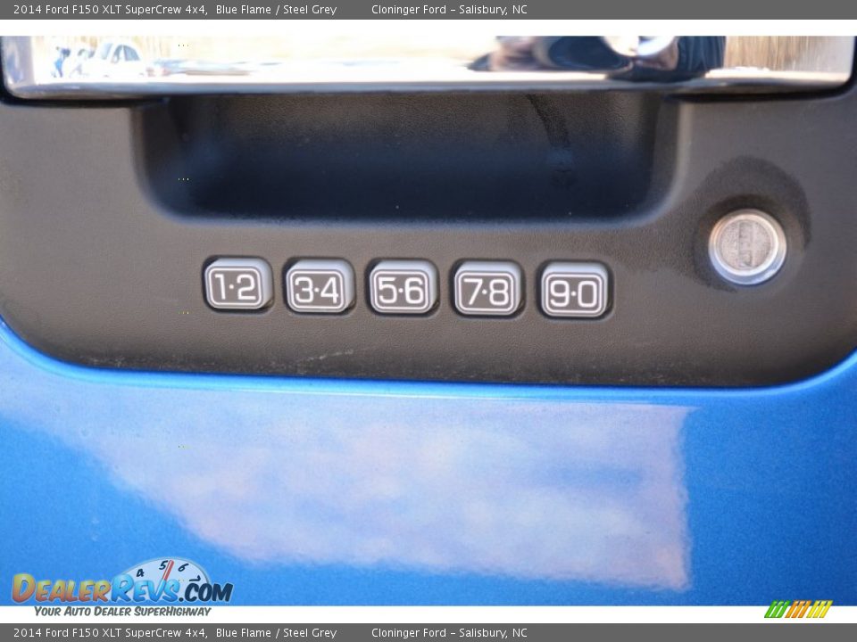 2014 Ford F150 XLT SuperCrew 4x4 Blue Flame / Steel Grey Photo #13