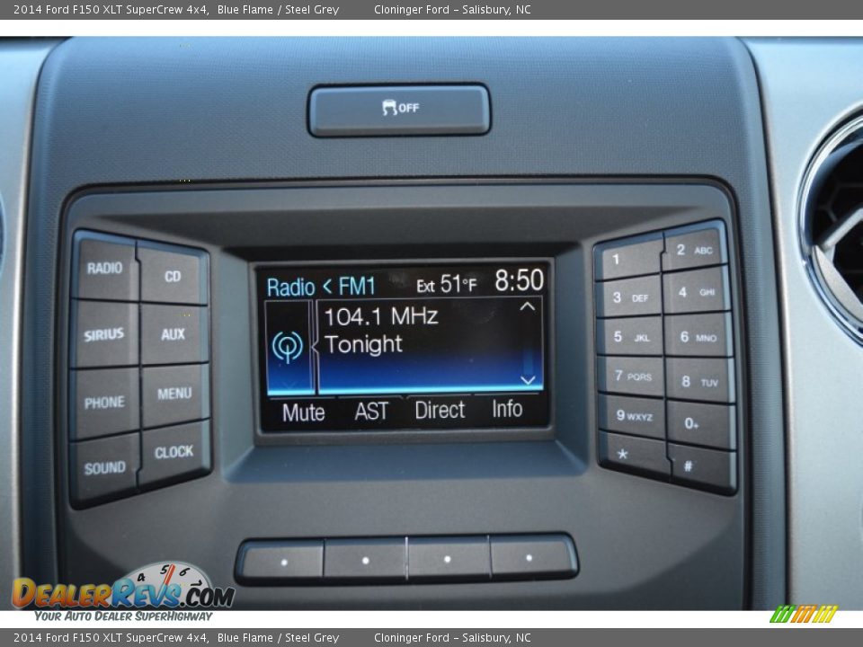 2014 Ford F150 XLT SuperCrew 4x4 Blue Flame / Steel Grey Photo #14