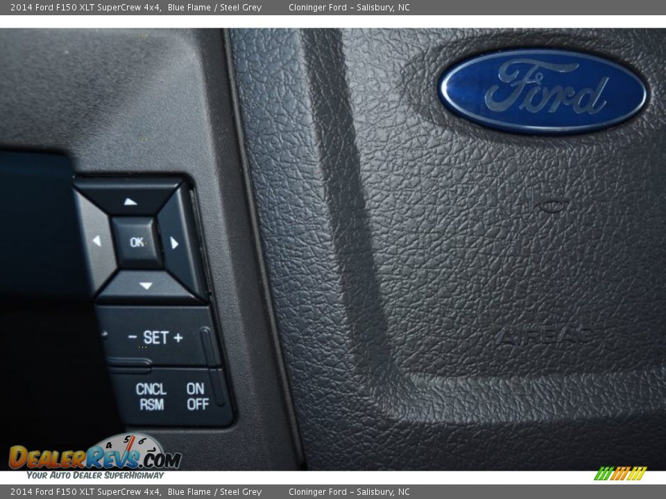 2014 Ford F150 XLT SuperCrew 4x4 Blue Flame / Steel Grey Photo #18