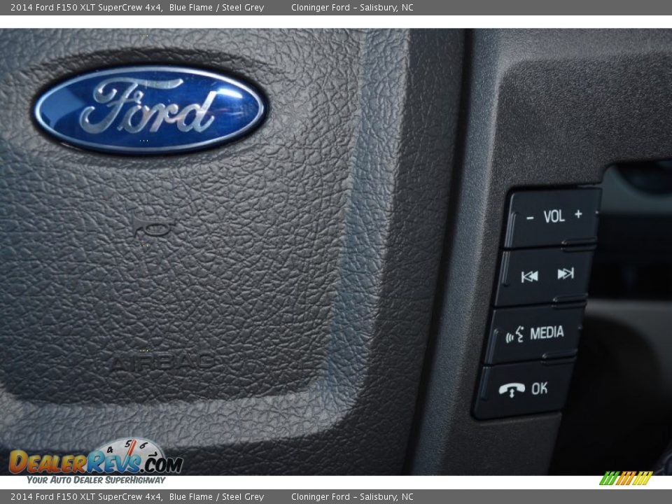 2014 Ford F150 XLT SuperCrew 4x4 Blue Flame / Steel Grey Photo #19