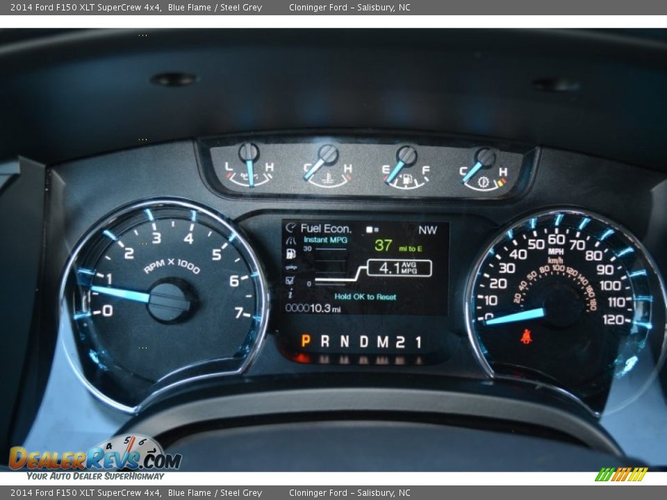 2014 Ford F150 XLT SuperCrew 4x4 Blue Flame / Steel Grey Photo #20