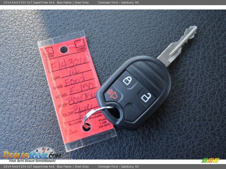 2014 Ford F150 XLT SuperCrew 4x4 Blue Flame / Steel Grey Photo #24