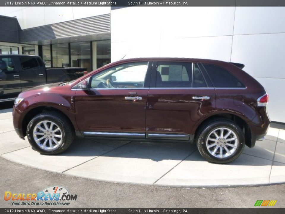 2012 Lincoln MKX AWD Cinnamon Metallic / Medium Light Stone Photo #2