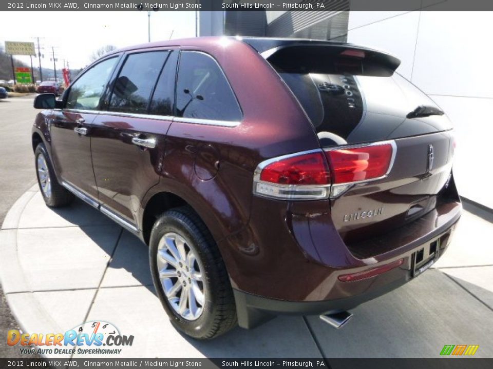 2012 Lincoln MKX AWD Cinnamon Metallic / Medium Light Stone Photo #3